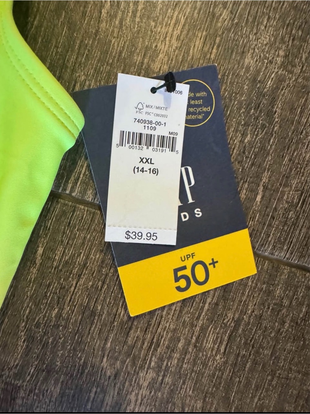 Gap Kids Multicolor One Piece Swim Suit - Picture 2 of 4